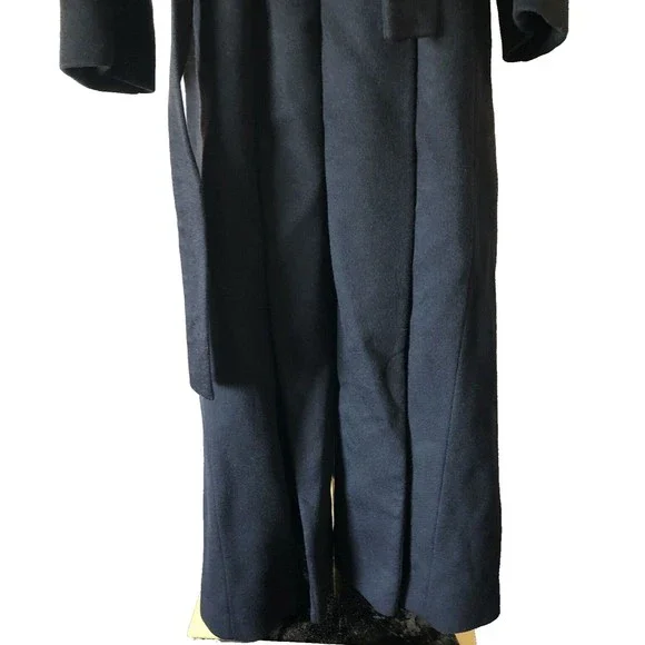 Pure Cashmere wrap wool coat - Picture 3 of 9